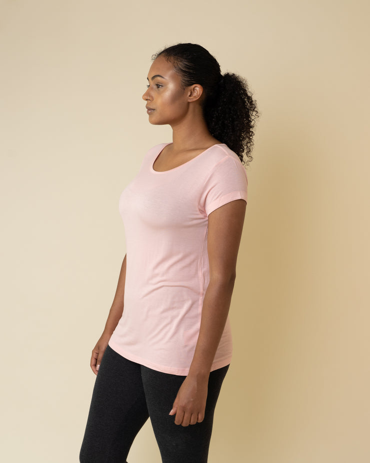 The Scoop Tee for Her in Pink